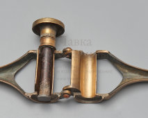 Устройство для ввода корковой пробки в бутылку San Bri № 1, бронза, медь, Франция, 1900-1930 гг.