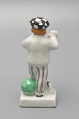 Статуэтка «Клоун Олег Попов», фарфор, Дулевский завод, 1990-е