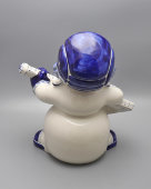 Памятный приз огромного размера «Снеговик» Московского международного турнира по хоккею с шайбой на приз газеты «Известия», Гжель, 1980-е