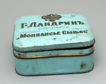 Жестяная коробка «Монпансье смесь», Т-во Г. Ландрин, С-Петербург, до 1917 г.