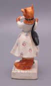 Статуэтка «Лиса-модница», Славянский керамический комбинат, 1960-е