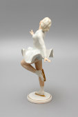 Статуэтка «Фигурное катание», фарфоровая мануфактура Унтервайсбах​, 1950-70 гг.