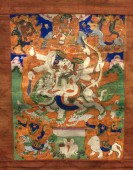 Буддистская танка, 19 век