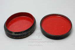 Лаковая шкатулка папье-маше «Хозяйка медной горы», художник Чаадаев Н., СССР, п. Палех, 1947 г.