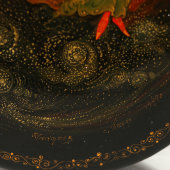 Лаковая шкатулка папье-маше «Хозяйка медной горы», художник Чаадаев Н., СССР, п. Палех, 1947 г.