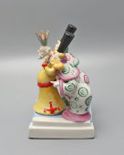 Статуэтка «Царь и бояре» по мотивам сказки П. П. Ершова «Конек-Горбунок», скульптор Щербина В. И., Киевский ЭКХЗ, 1960-70 гг.