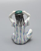 Статуэтка «Маленькая узбечка», скульптор Столбова Г. С., фарфор, ЛФЗ, 1950-60 гг.