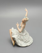 Фарфоровая статуэтка «Балерина в танце», Унтервайсбах, Германия, 1950-70 гг.