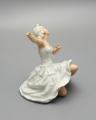 Фарфоровая статуэтка «Балерина в танце», Унтервайсбах, Германия, 1950-70 гг.