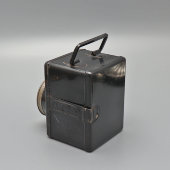 Старинный окопный фонарь периода Второй мировой войны, металлический корпус, Германия, 1930-40 гг.