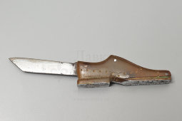 Маленький карманный складной нож «Коричневая туфля», СССР, 1950-60 гг.