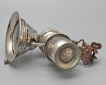 Старинный велосипедный карбидный фонарь​ «Luxor»​, металл, стекло, Европа, кон. 19 в.