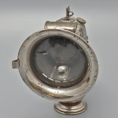 Старинный велосипедный карбидный фонарь​ «Luxor»​, металл, стекло, Европа, кон. 19 в.