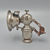 Старинный велосипедный карбидный фонарь​ «Luxor»​, металл, стекло, Европа, кон. 19 в.