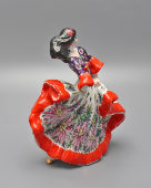 Статуэтка «Цыганка», скульптор Щербина В. И., фарфор, Киевский ЭКХЗ, 1990-е