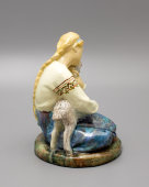 Статуэтка «Сестрица Аленушка с братцем Иванушкой», СХФ № 1, керамика