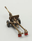 Советская металлическая модель пушки ЗИС-3-76, СССР, сер. 20 в.