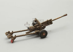 Советская металлическая модель пушки ЗИС-3-76, СССР, сер. 20 в.