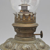 Старинная керосиновая лампа Volksbrenner 15''', Германия, Берлин, кон. 19, нач. 20 вв.