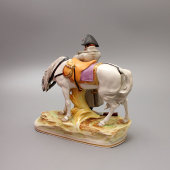 Фарфоровая статуэтка «Наполеон с конем Маренго», Германия, 1950-60 гг.