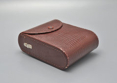 Винтажный армейский бинокль в чехле, увеличение 8х, диаметр объектива 30 мм, латунь, Казань, 1956 г.