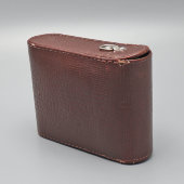 Винтажный армейский бинокль в чехле, увеличение 8х, диаметр объектива 30 мм, латунь, Казань, 1956 г.