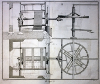 Гравюра «Производство ткани»