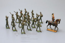 Набор оловянных солдатиков «Военный оркестр», Европа, 1920-е