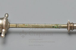 Старинный медицинский шприц с двумя иглами в футляре, Европа, 1-я пол. 20 в.