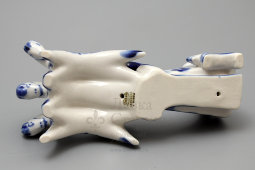 Фарфоровая статуэтка «Тройка», скульптор Азарова Л. П., Гжель, 1980-90 гг.