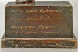 Скульптура «Бегун», переходящий приз по легкой атлетике, силумин, СССР, 1950-е