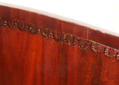 Кресло на колесиках, красное дерево, сосна, Россия, 1840-50 гг.