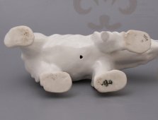 Фигурка «Белый медведь», ЛФЗ, 1930-е гг., скульптор Блохин В. И., фарфор