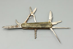 Складной многопредметный нож СССР, сталь, перламутр, 1950-70 гг.