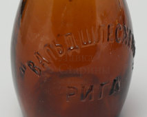 Старинная пивная бутылка «Вальдшлесхенъ», стекло, Рига, кон. 19, нач. 20 вв.