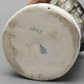 Чернильница «Медведь у пня», скульптор Воробьев Б. Я.,​ художник Ризнич И. И., фарфор, ЛФЗ, 1950-е