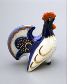 Фарфоровая солонка «Петух», ЛФЗ