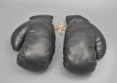 Винтажные боксёрские перчатки из натуральной кожи, боксерская экипировка, СССР, 1970-80 гг.