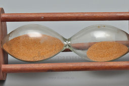 Старинные песочные часы, 1 минута, дерево, песок, Россия, 1-я пол. 20 в.