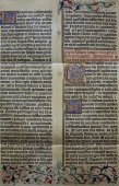 Факсимиле 42 строчной латинской Библии Гутенберга