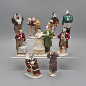 Фигурка «Хлестаков» из серии «Гоголевские персонажи» по пьесе Н. В. Гоголя «Ревизор», ЛФЗ, 1950-60 гг.