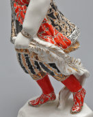 Статуэтка «Танцовщик М. М. Фокин в роли Ивана-царевича» в балете И. Ф. Стравинского «Жар-птица», скульптор Иванов Д. И., ЛФЗ, 1950-е