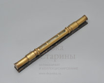 Старинный латунный трубчатый пузырьковый уровень, Европа, н. 20 в.