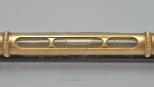 Старинный латунный трубчатый пузырьковый уровень, Европа, н. 20 в.