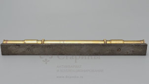 Старинный латунный трубчатый пузырьковый уровень, Европа, н. 20 в.