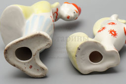 Комплект статуэток «Иванушка-дурачок и Конек-Горбунок» по мотивам сказки П. П. Ершова, автор Щербина В. И., Городница, 1960-е