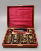 Старинный офтальмологический набор фирмы «Е. С. Трындина Сыновья», Россия, к. 19, н. 20 вв.