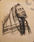 Рисунок карандашом «Еврей»
