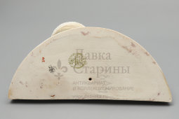 Карандашница «Право на отдых» из письменного прибора «Обсуждение проекта Сталинской конституции в колхозе Узбекистана», агитация, ЛФЗ, 1939 г.