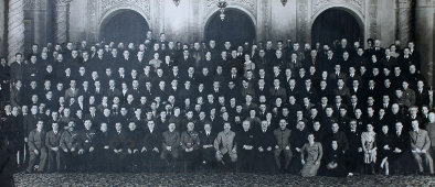 Старинная фотография «Сталин и члены Политбюро», СССР, 1930-е годы, багет, стекло